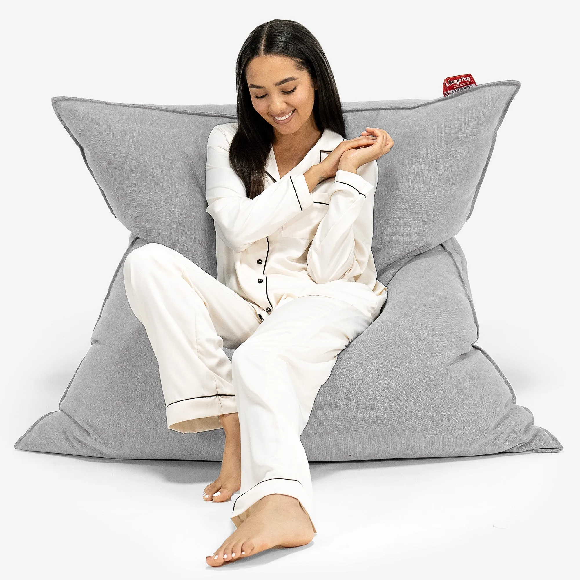 XL Pillow Beanbag - Canvas Pewter