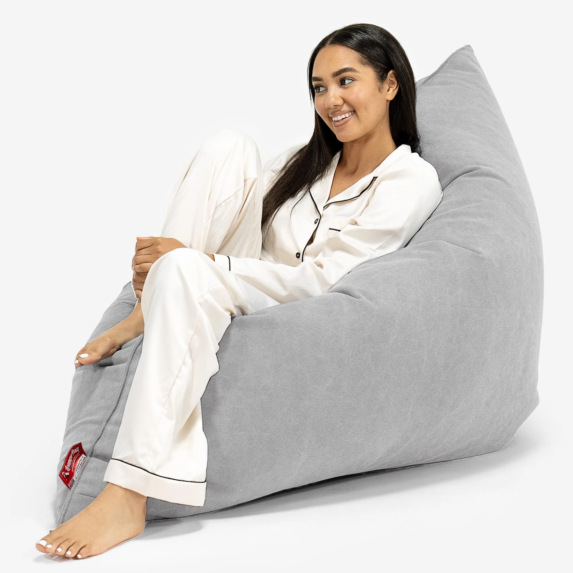 XL Pillow Beanbag - Canvas Pewter