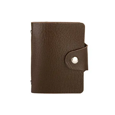 YOUYOU MOUSE 1pcs Men's Women Leather Credit Card Holder/Case Card Holder Wallet Business Card Package PU Leather Bag